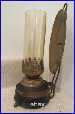 S25 Unusual Antique Vintage Wall Mount Candle Sconce With Holder