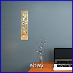 Set 4 Hanging Candle Holder Wall Mounted Candle Holder Tapered Candlesticks Lace