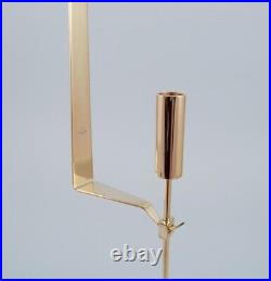 Skultuna, pair of wall-mounted candle holders in brass