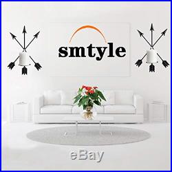 Smtyle DIY Arrow Candle Holders Set of 2 for Wall Decor with Black Iron 3.5 for