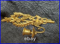 Solid brass wall candle sconces 13 tall/5 wide