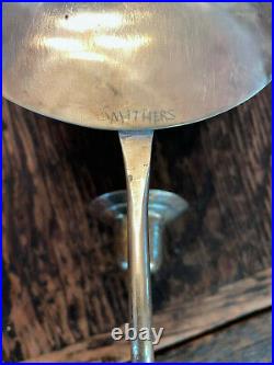 Steve Smithers Brass Wall Sconce Noted Silversmith 1980s or 1990s SIGNED
