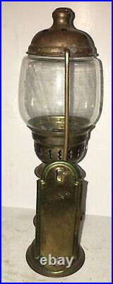Super Rare Pair BRASS WALL MOUNT Pushup CANDLE HOLDERs Rail Road Car Sconce Lamp