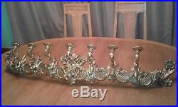 Syroco wall candle holder 7 candles 4 feet wide victorian over the door gothic