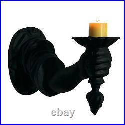 Torch Arm Wall Sconce Candle Holder for Outdoor or Indoors or Movie Prop