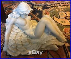 Toscano Female Nude Angel Wall Candle Sconce