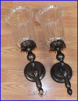 Unbranded Wall Mountable Vintage Style Candelabras Set of 2 MADE IN INDIA
