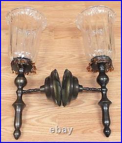 Unbranded Wall Mountable Vintage Style Candelabras Set of 2 MADE IN INDIA