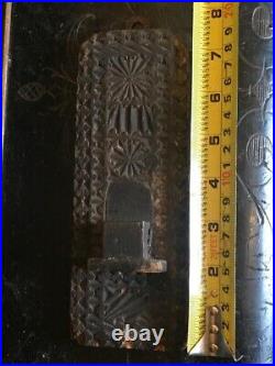 Unusual Carved Wood Taper Holder Wall Mounted Candle Holder Antique Film Prop
