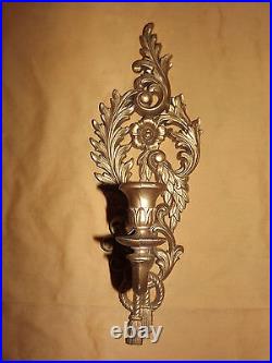 Vintage 3 1960-70s Burwood Wall Mount Sconce Candle Holders