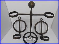 Vintage 3 Piece Set Of Eric Hoglund Boda Wall Sconce Holders And Candle Holder