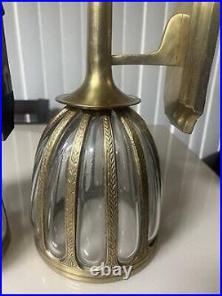 Vintage Bombay Company Brass Wall Sconce Set Of 2 Candle Holder Read Free Ship