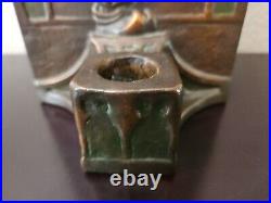 Vintage Bronze Wall Sconce Candle Holder Genie