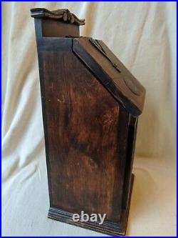 Vintage Liverpool Candle Company Wooden Wall Hanging Candle Storage Box 15