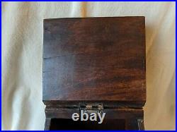 Vintage Liverpool Candle Company Wooden Wall Hanging Candle Storage Box 15