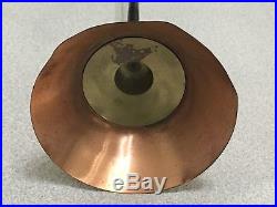 Vintage Michael Aram 27.25 Wall Sconce Candle Holder Iron And Copper Free Ship