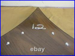 Vintage Mid Century Danish Modern Style Wall Clock with Candle Holders Eames Era
