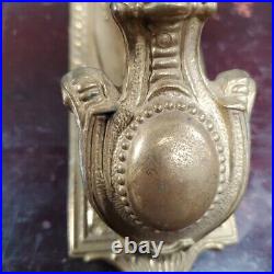 Vintage Putti Cherub Brass Wall Mounted Sconce Candle Holder Angels Boy Italy