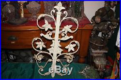 Vintage Style French Victorian Wall Mounted Candle Holder Sconce-#2-Flowers
