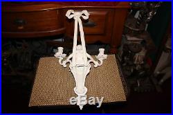 Vintage Victorian Style Angel Cherub Double Arm Wall Sconce Candle Holder-#2