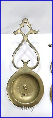 Virginia Metalcrafters Colonial Williamsburg CW 16-3 Brass Candleholder sconces