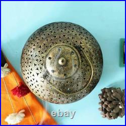 Wall Decor Degchi Dhoop Pot Incense Holder & Brass Bell Art Hanger Decor
