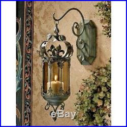 Wall Mounted Candle Holder Hanging Pendant Lantern Sconce Light Lamp Garden Home