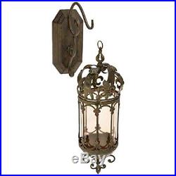 Wall Mounted Candle Holder Hanging Pendant Lantern Sconce Light Lamp Garden Home