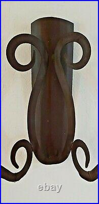 Wall Sconce Wrought Iron Light Fixture Architectural Fixture Hand Forged