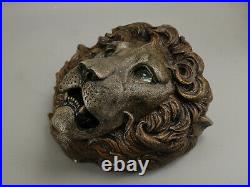Windstone Editions 2001 Pena Lion Wall Sconce Candle Lamp Heavy NIB New