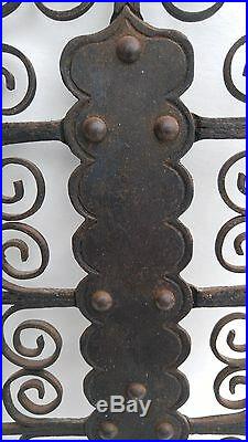 Wrought Iron Wall Sconce Candle Holder Norway Swirl Design Vintage Hand Forged